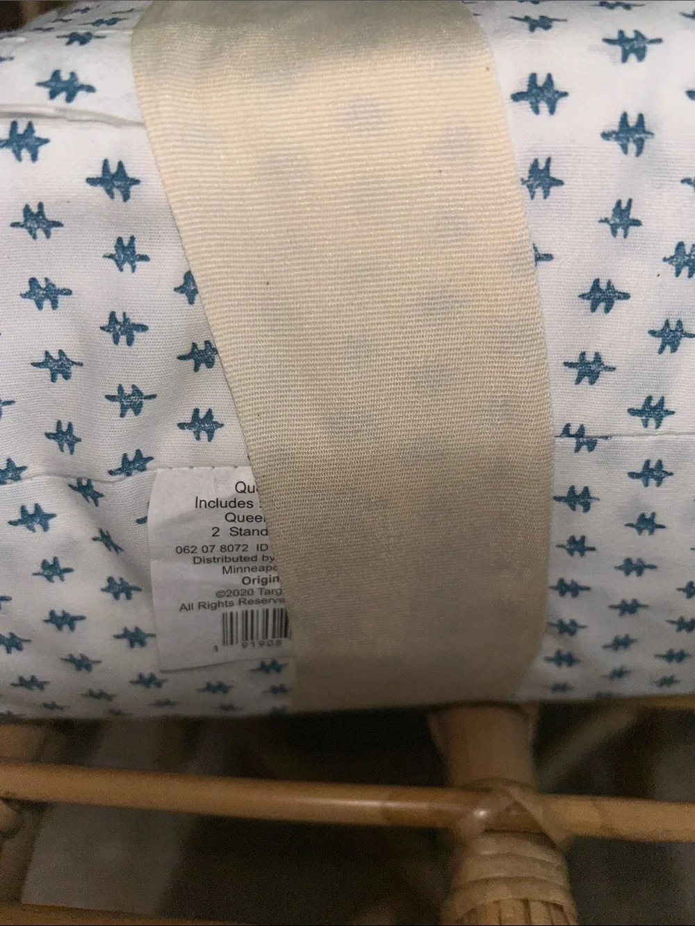 Opalhouse Jungalow RARE Queen 100% Cotton Teal Dash Sheet Set